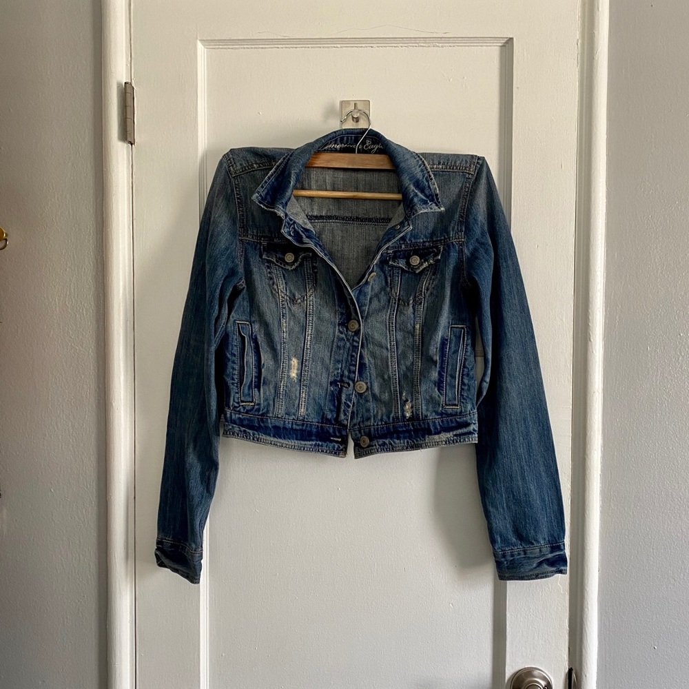 Cropped Jean Jacket